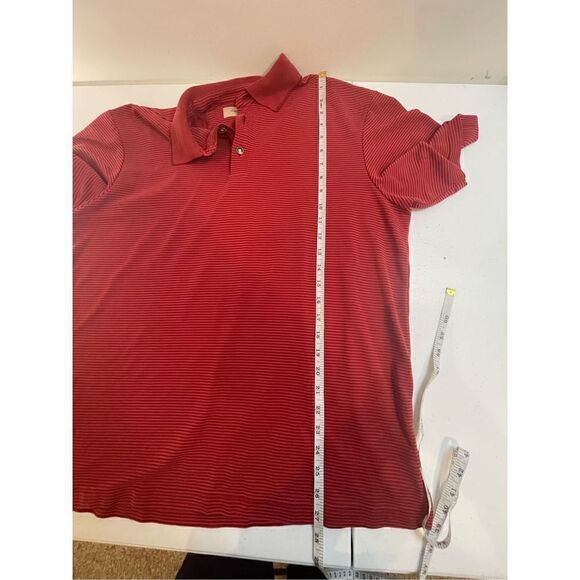 Tommy Bahama men’s polo red striped medium - Picture 4 of 7